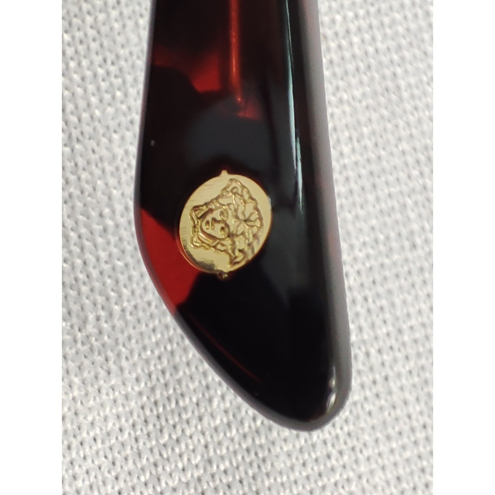 Versace MOD 3170-B 5026 Burgundy Tortoise Medusa Crystals Eyeglasses 52-16-135 - Picture 12 of 13